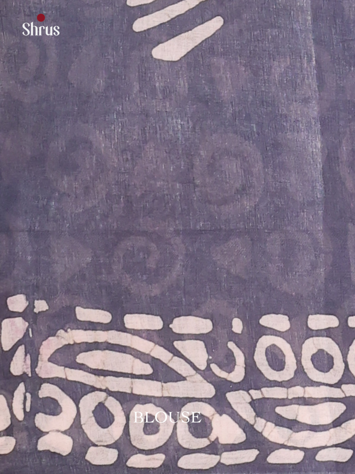 Pink & Greyish Blue - Bhatik Saree - Shop on Shrus.com