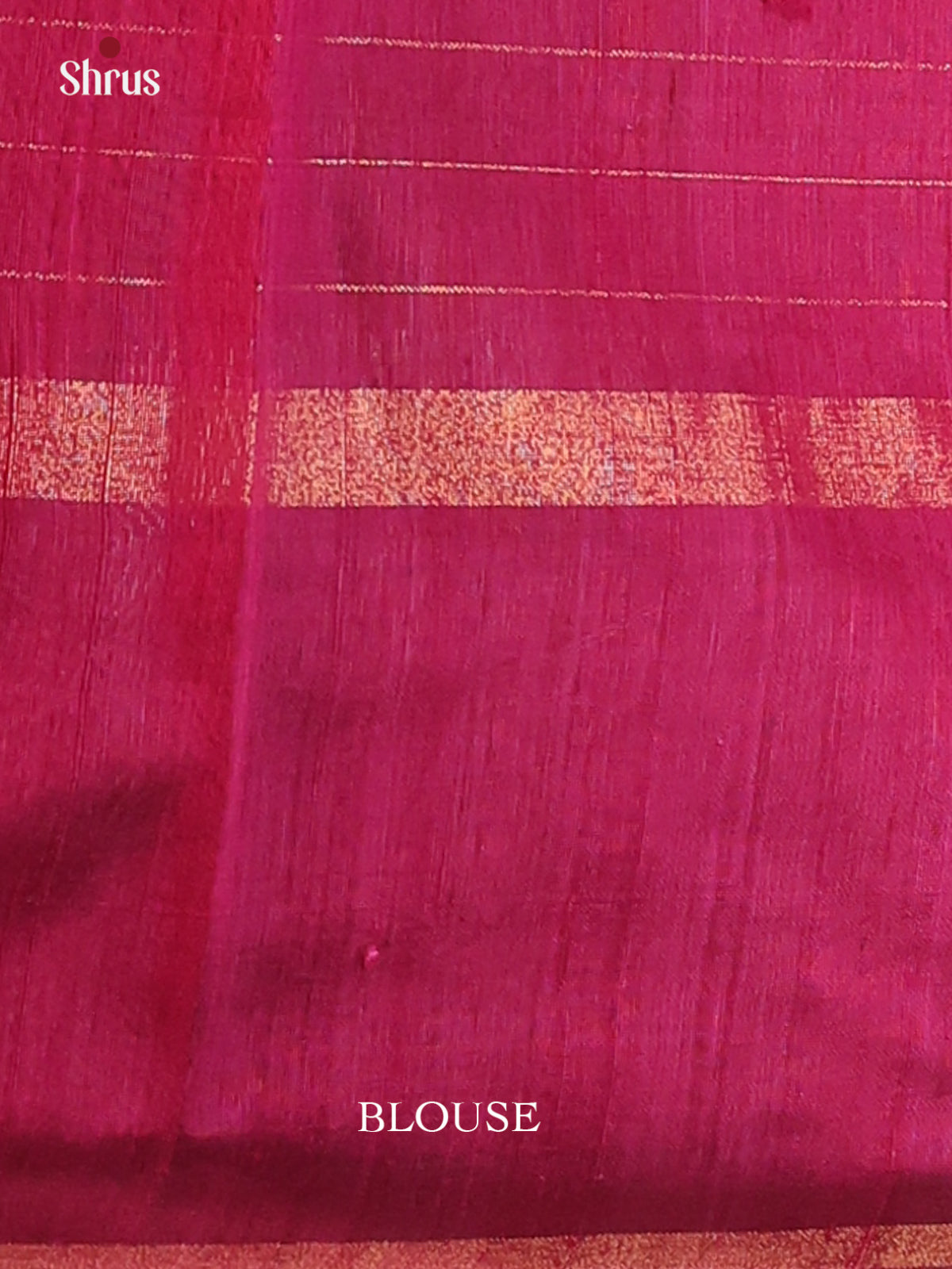 Violet & Maroon- Raw Silk Saree - Shop on Shrus.com