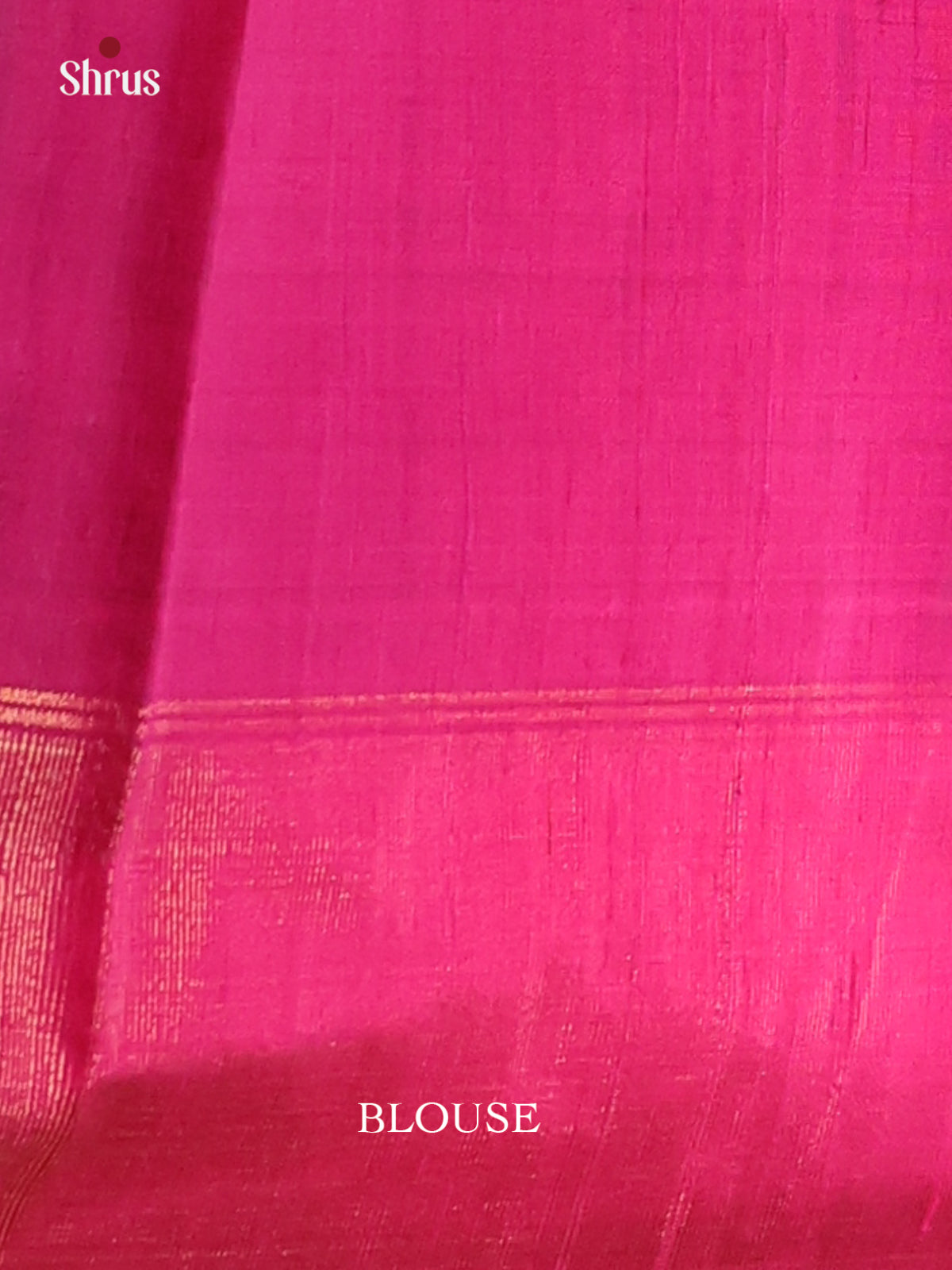 Blue & Maroon  - Raw Silk Saree - Shop on Shrus.com