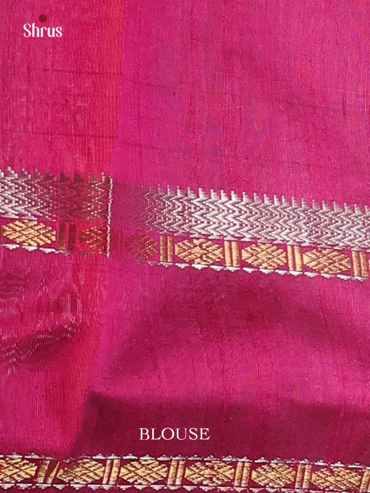 Green & Purple - Raw Silk Saree - Shop on Shrus.com