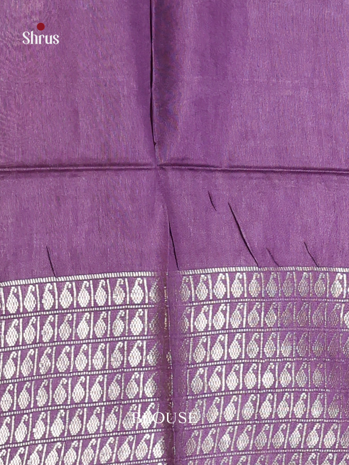 Brown & Violet- Semi Tussar Saree - Shop on Shrus.com