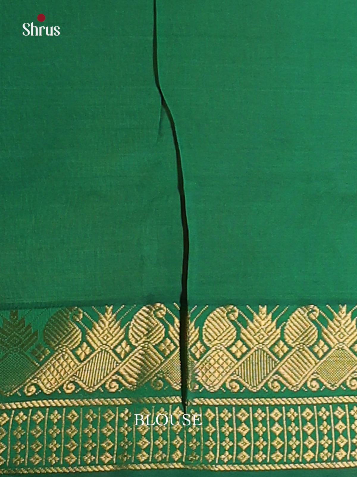 Brick Orange & Green - Silkcotton-halfpure  Saree - Shop on Shrus.com