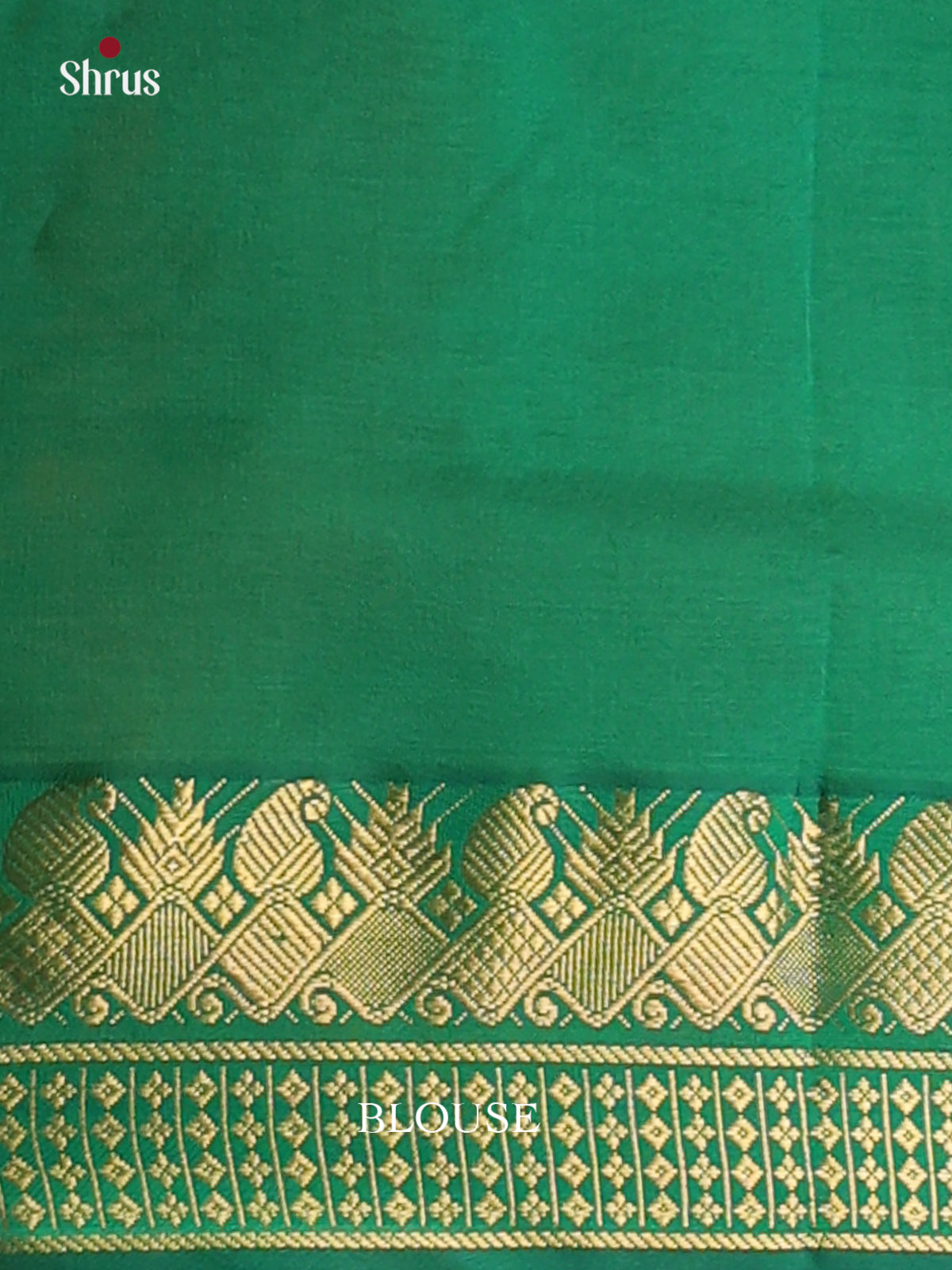 Orange & Green - Silkcotton-halfpure Saree - Shop on Shrus.com