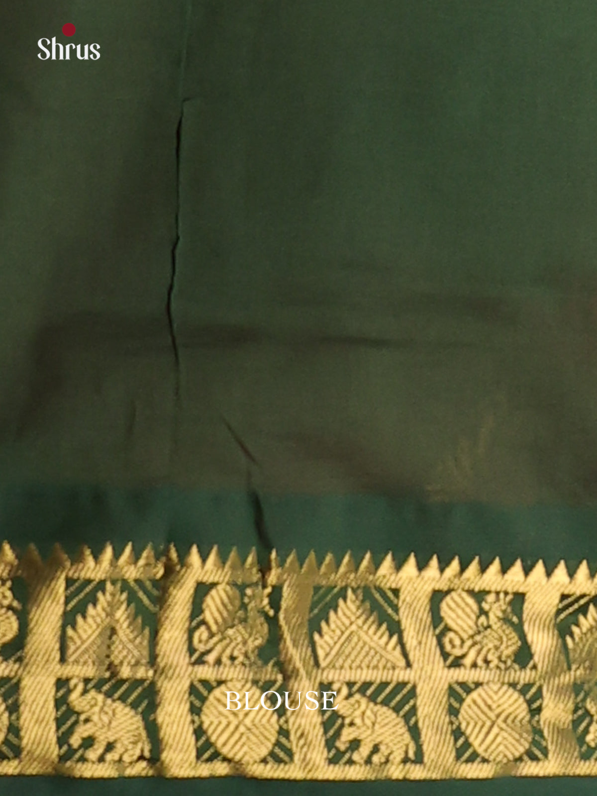 Red & Green - Silkcotton-halfpure Saree - Shop on Shrus.com