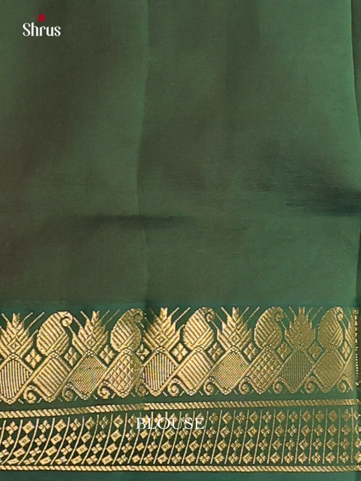 Pink & Green- Silkcotton-halfpure Saree - Shop on Shrus.com