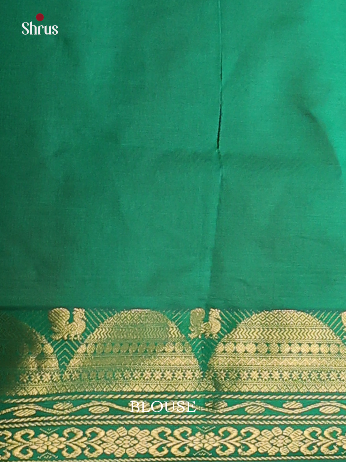 Pink & Green - Silkcotton-halfpure Saree - Shop on Shrus.com