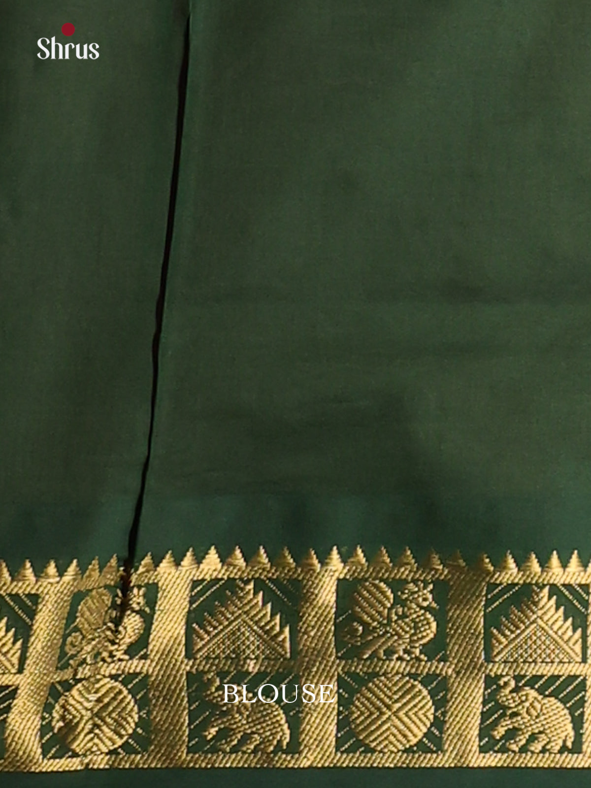 Lotus Pink & Green - Silkcotton-halfpure Saree - Shop on Shrus.com