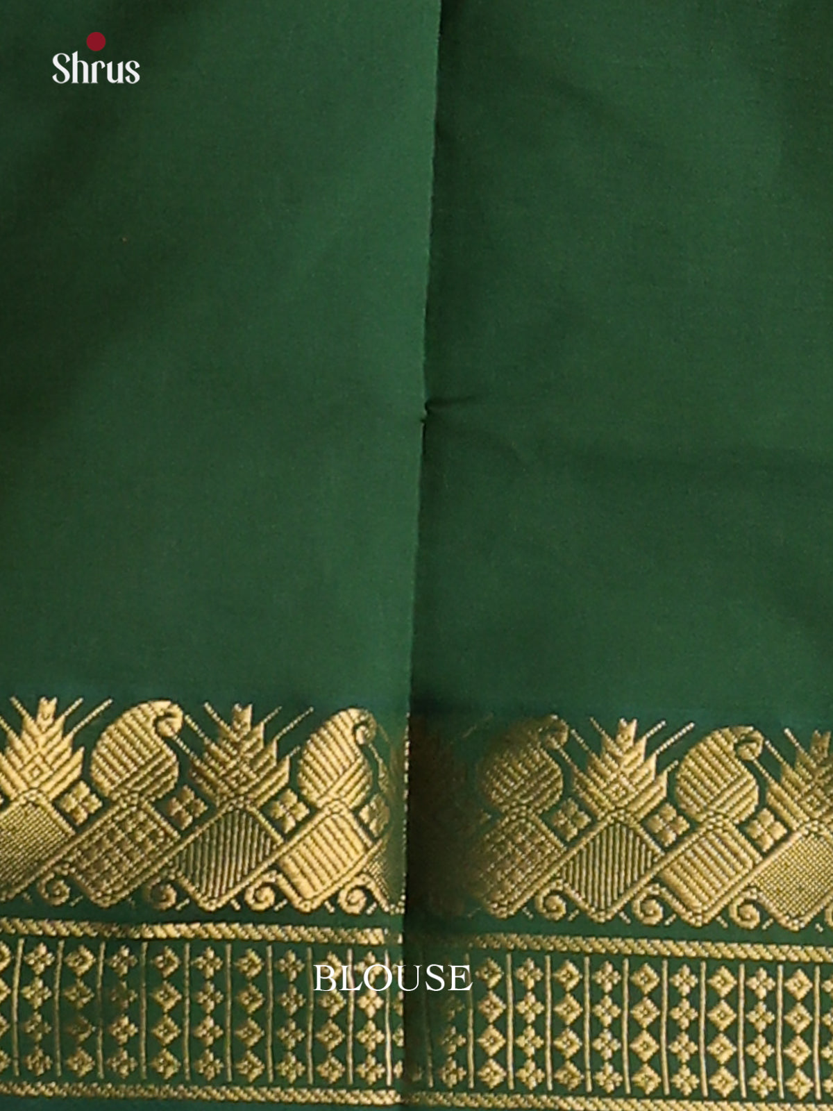 Lite Green & Green  - Silkcotton-halfpure Saree - Shop on Shrus.com