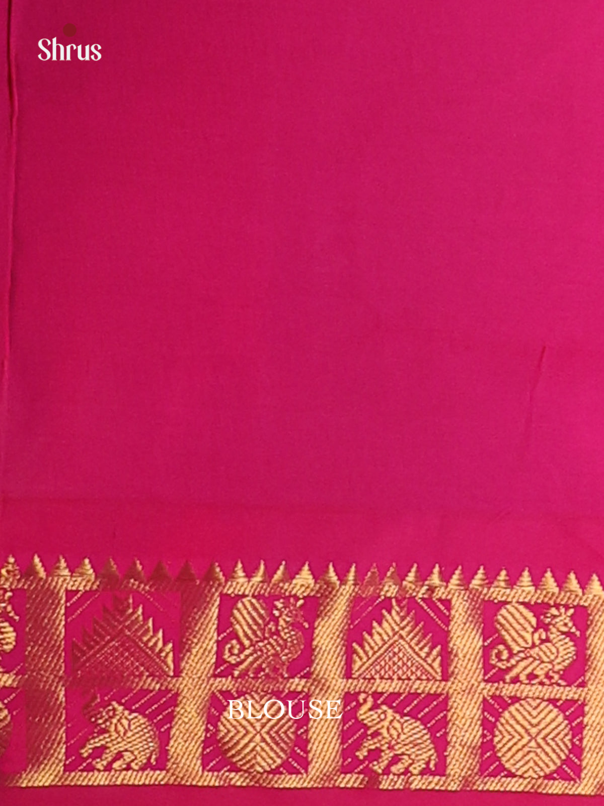 Green & Pink - Silkcotton-halfpure  Saree - Shop on Shrus.com