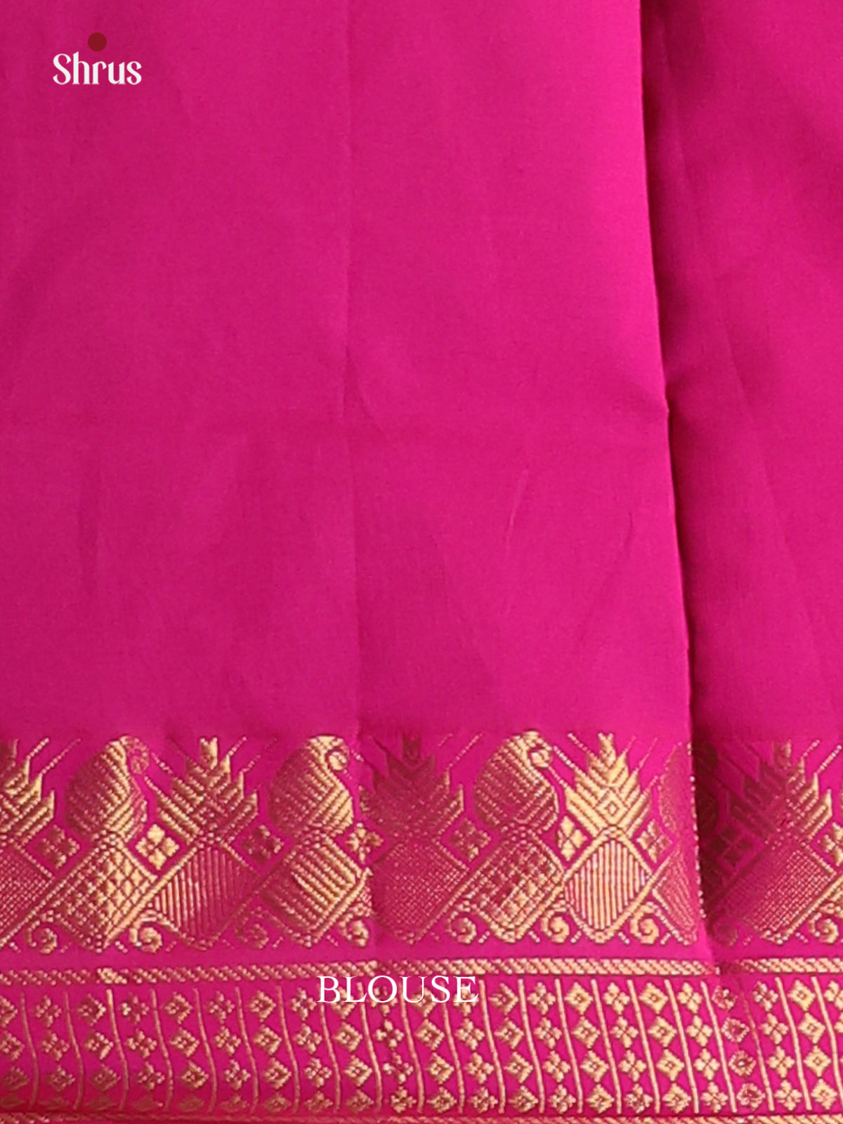 Green & Pink - Silkcotton-halfpure Saree - Shop on Shrus.com