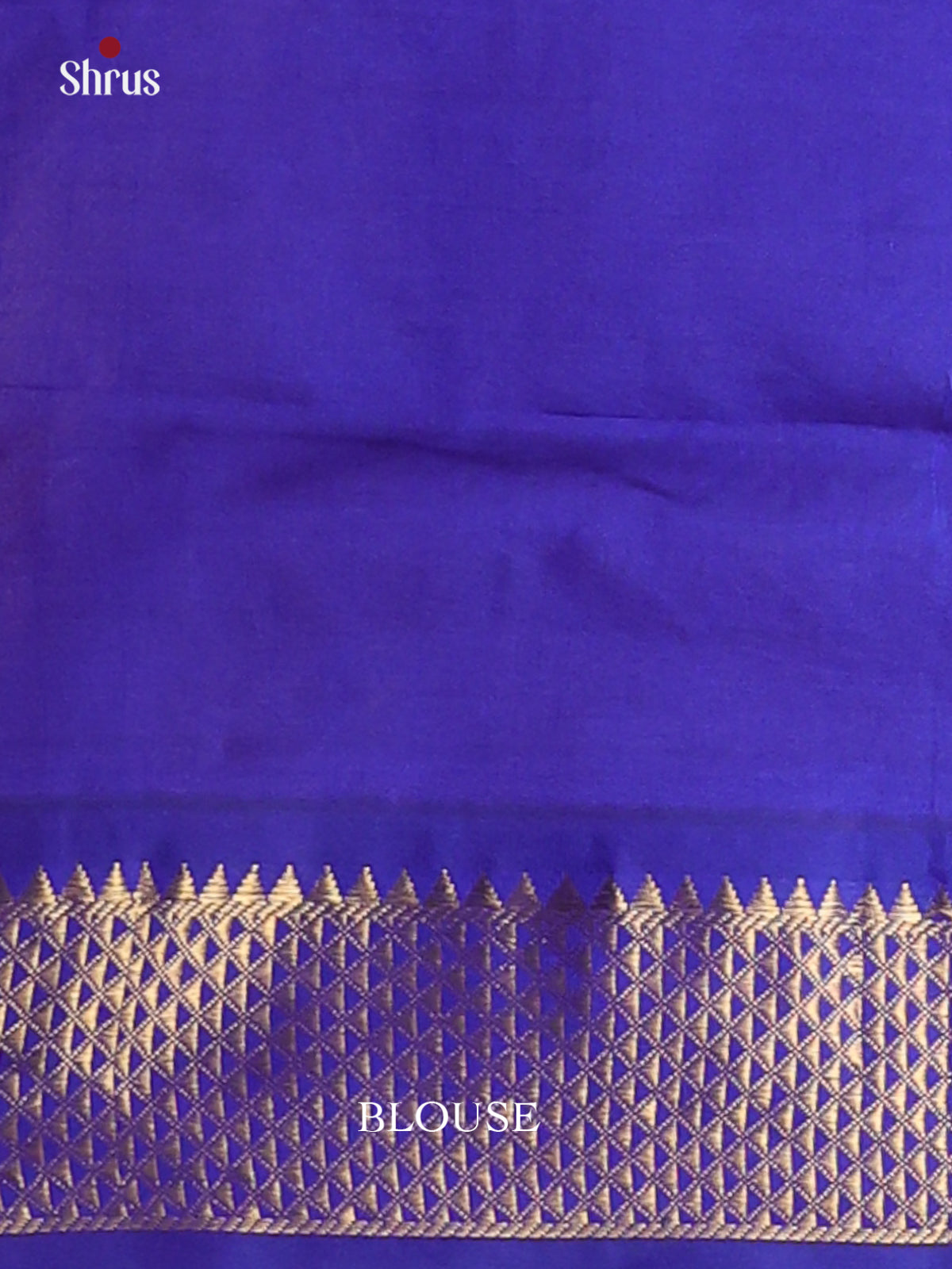 Mustardy Green & Blue - Silkcotton-halfpure Saree - Shop on Shrus.com