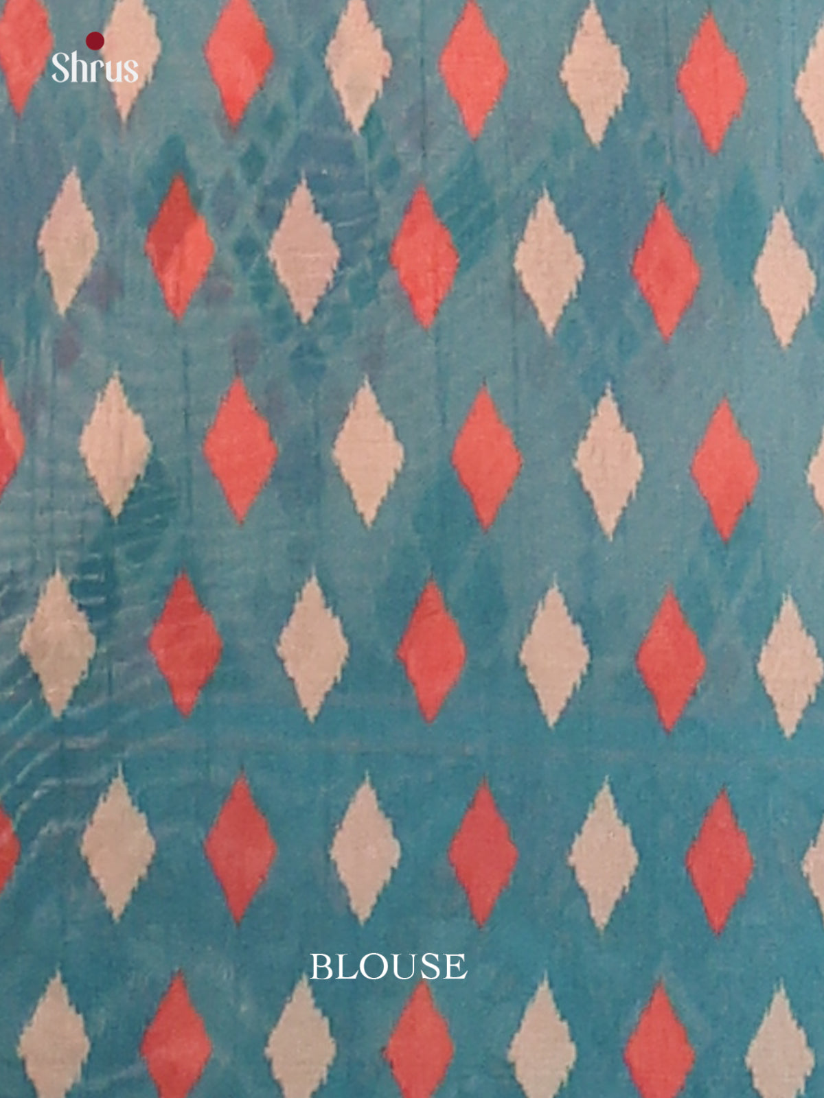 peacock Green &  cream - Champa Semitussa Saree - DCS11016 - Shop on Shrus.com