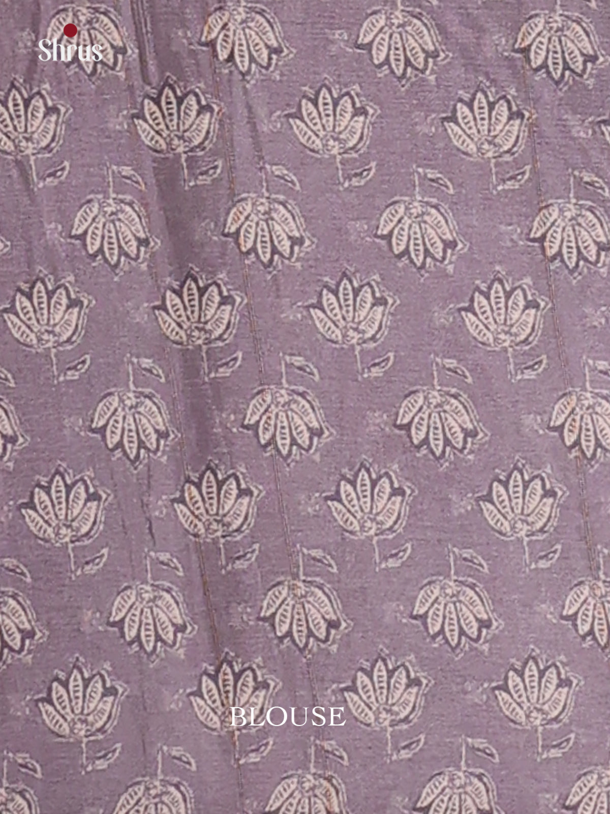 Cream & Blue - Champa semitussar Saree - Shop on Shrus.com