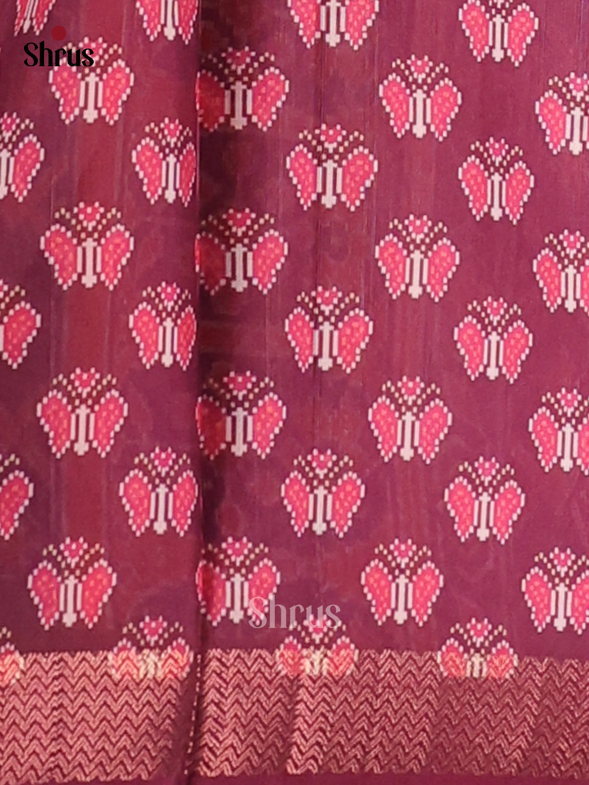Green & Purple - Champa Semi tussar Saree - DCS11045 - Shop on Shrus.com
