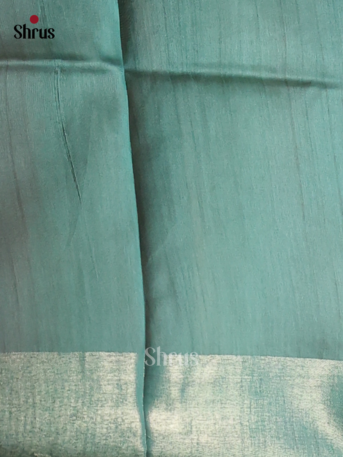 Peach & Sky Blue - & Champa Semi tussar Saree - DCS11059 - Shop on Shrus.com