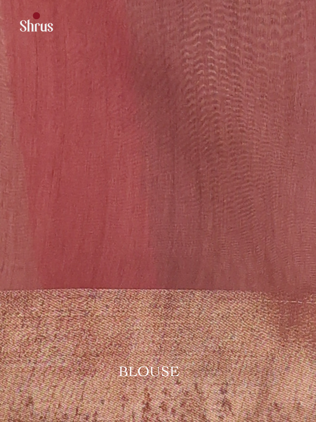 Dusty  Pink & Brown- Champa semitussar Saree - Shop on Shrus.com