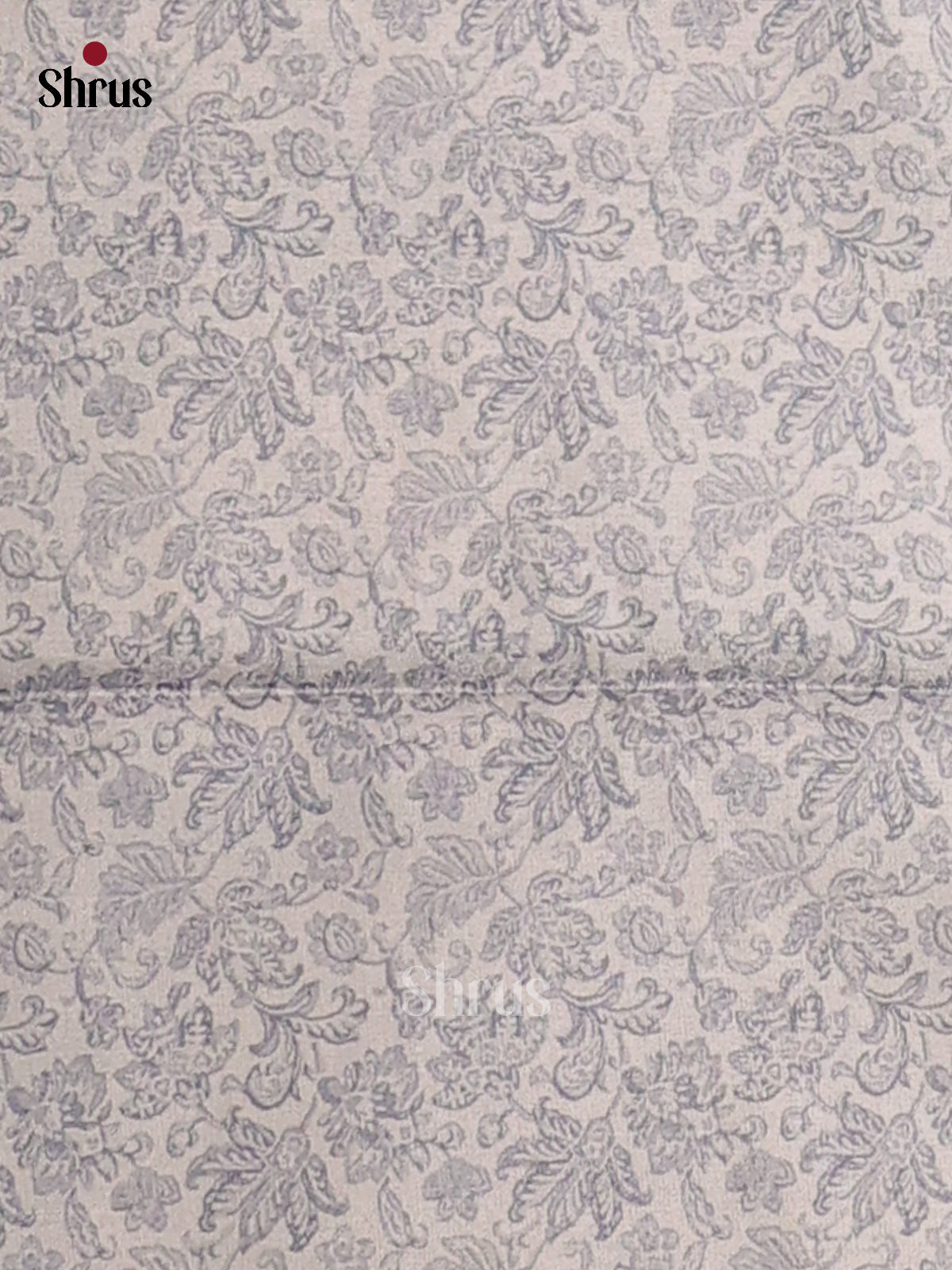 Grey &  Green - Champa Semitussa Saree - DCS11114 - Shop on Shrus.com