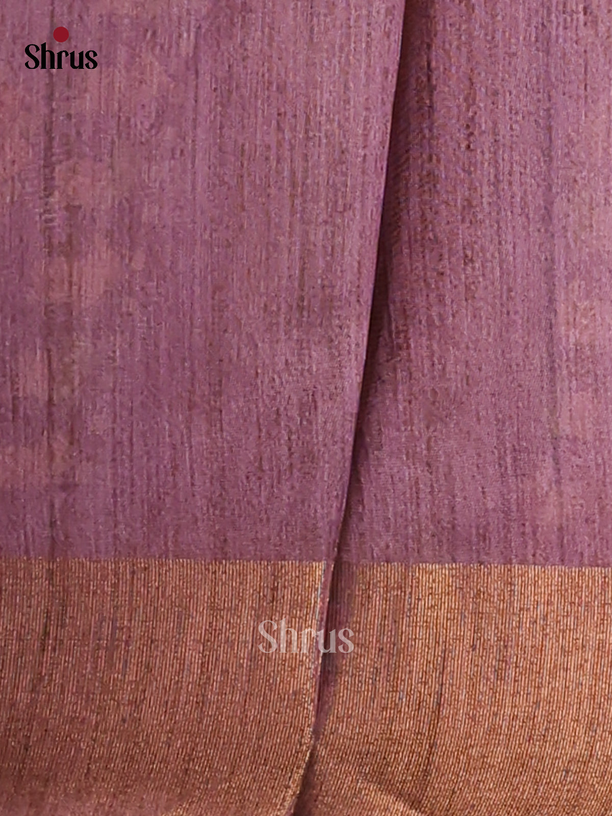 Cream & ligh purple - Champa Semitussa Saree - DCS11156 - Shop on Shrus.com