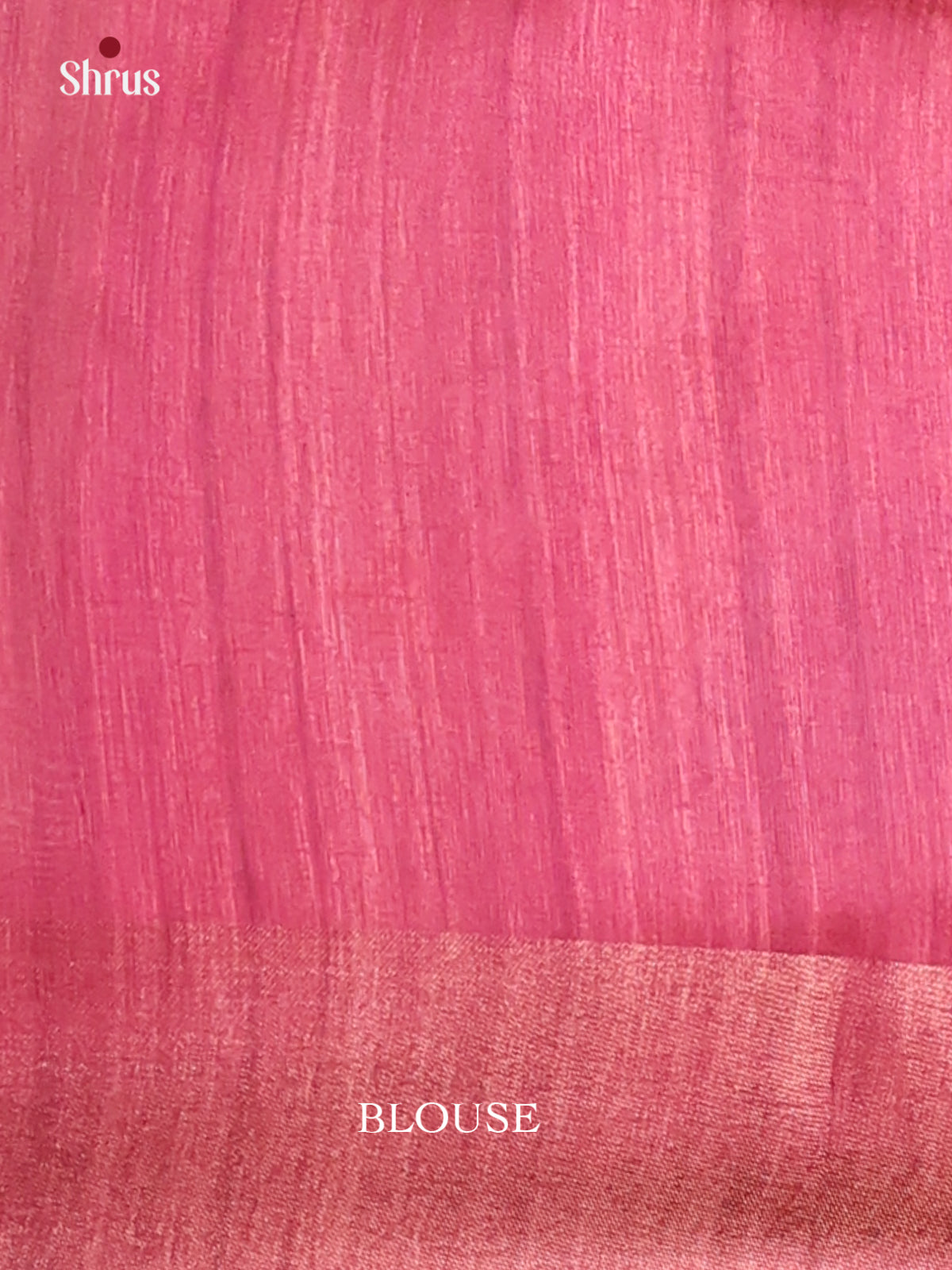 Cream & Dark onion Pink - Champa Semi Tussar Saree - DCS11194 - Shop on Shrus.com