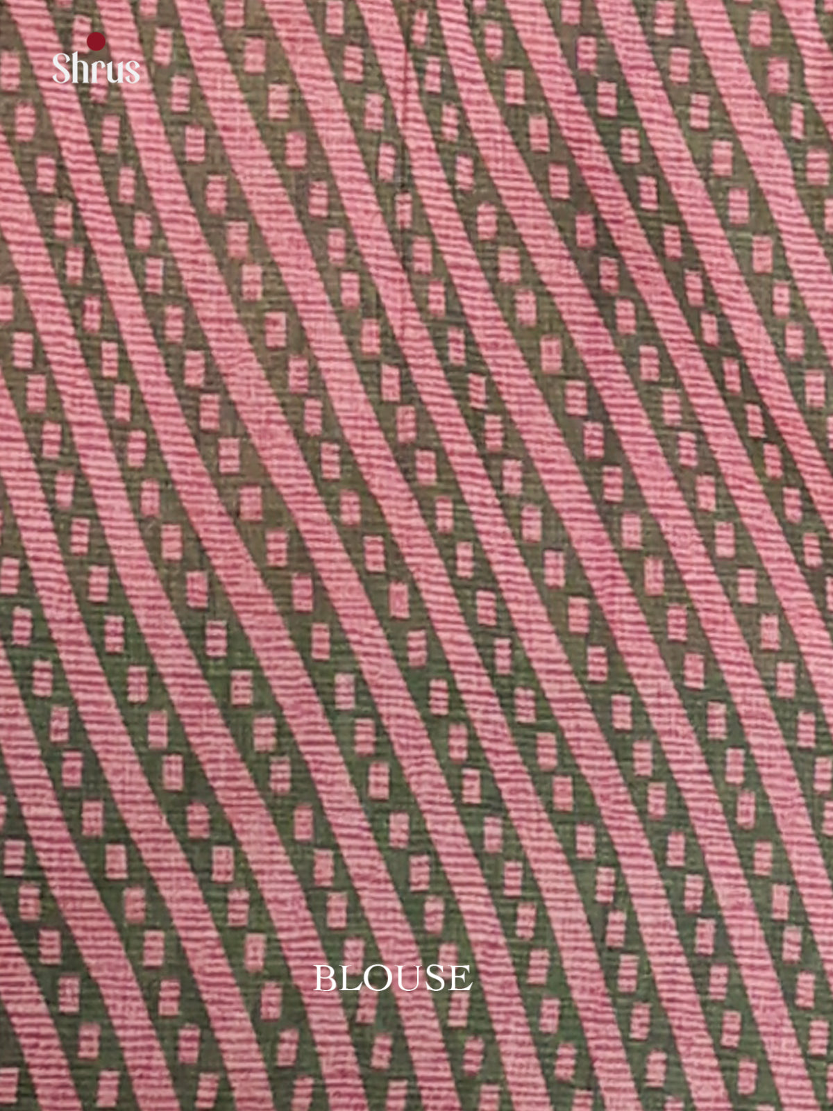 Dusky pink &  green - Champa Semitussa Saree - DCS11243 - Shop on Shrus.com