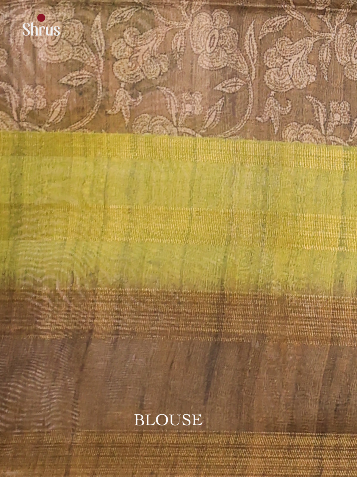 Green & Olive Green - Champa Semitussa Saree - DCS11252 - Shop on Shrus.com