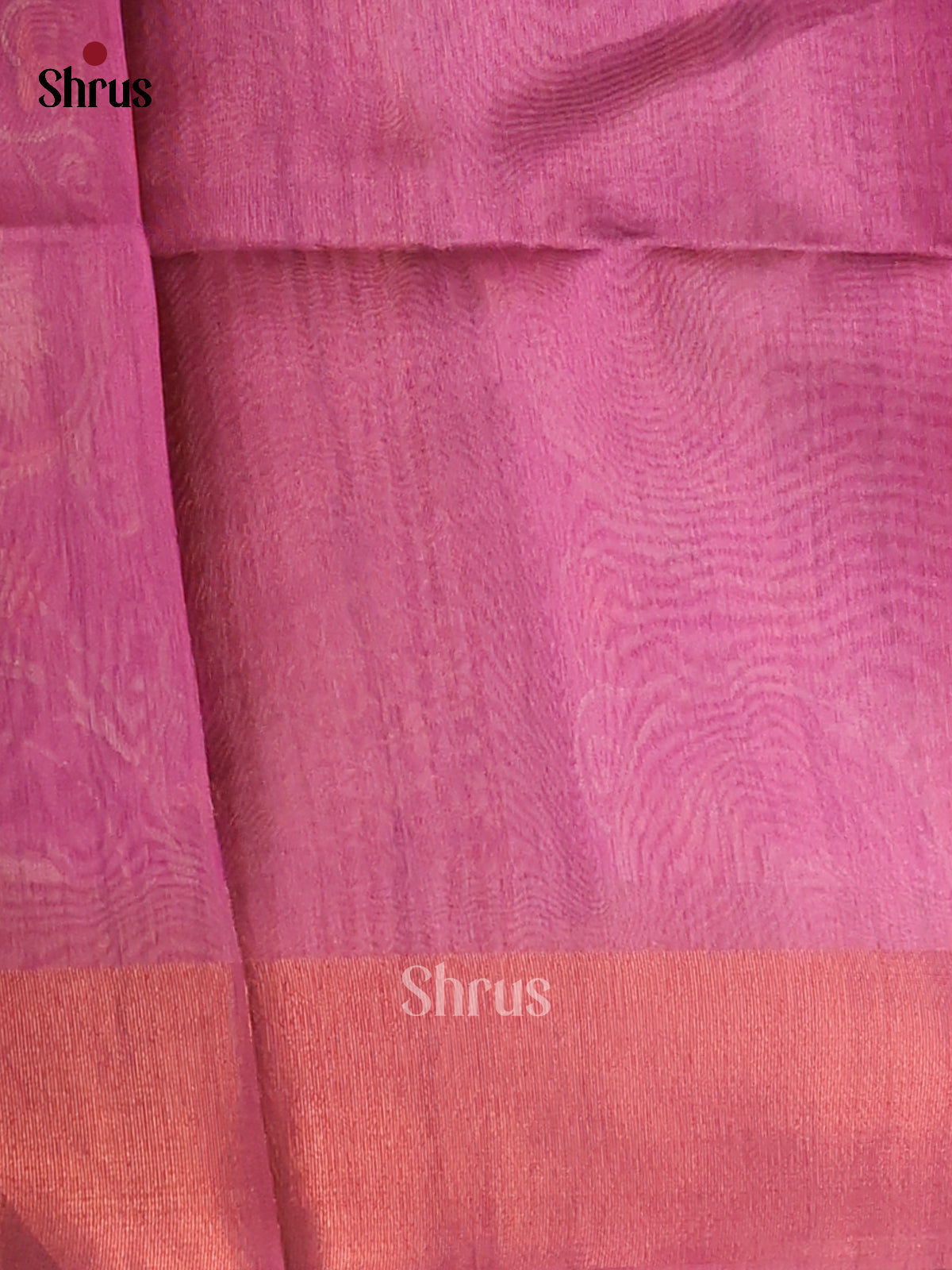 Green & Purple - Champa Semi Tussar Saree - DCS11262 - Shop on Shrus.com