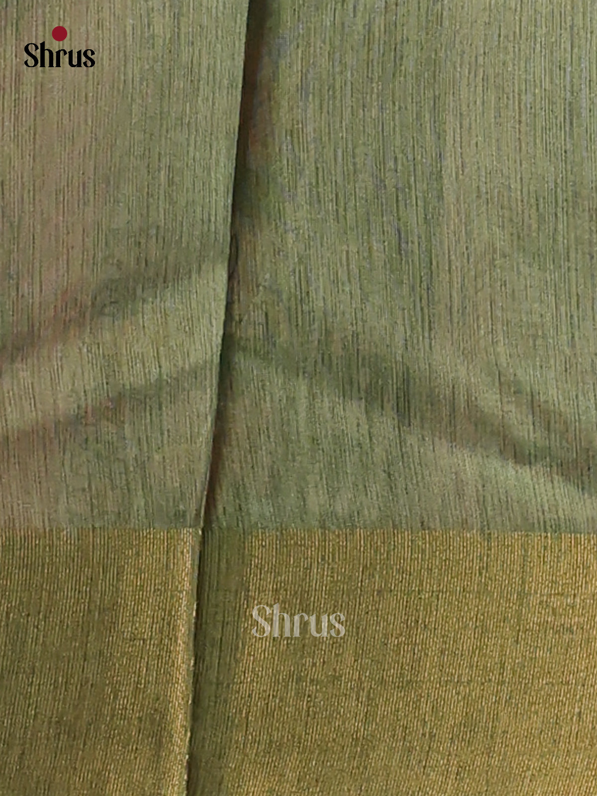 Cream & Green - Champa Semitussa Saree - DCS11271 - Shop on Shrus.com