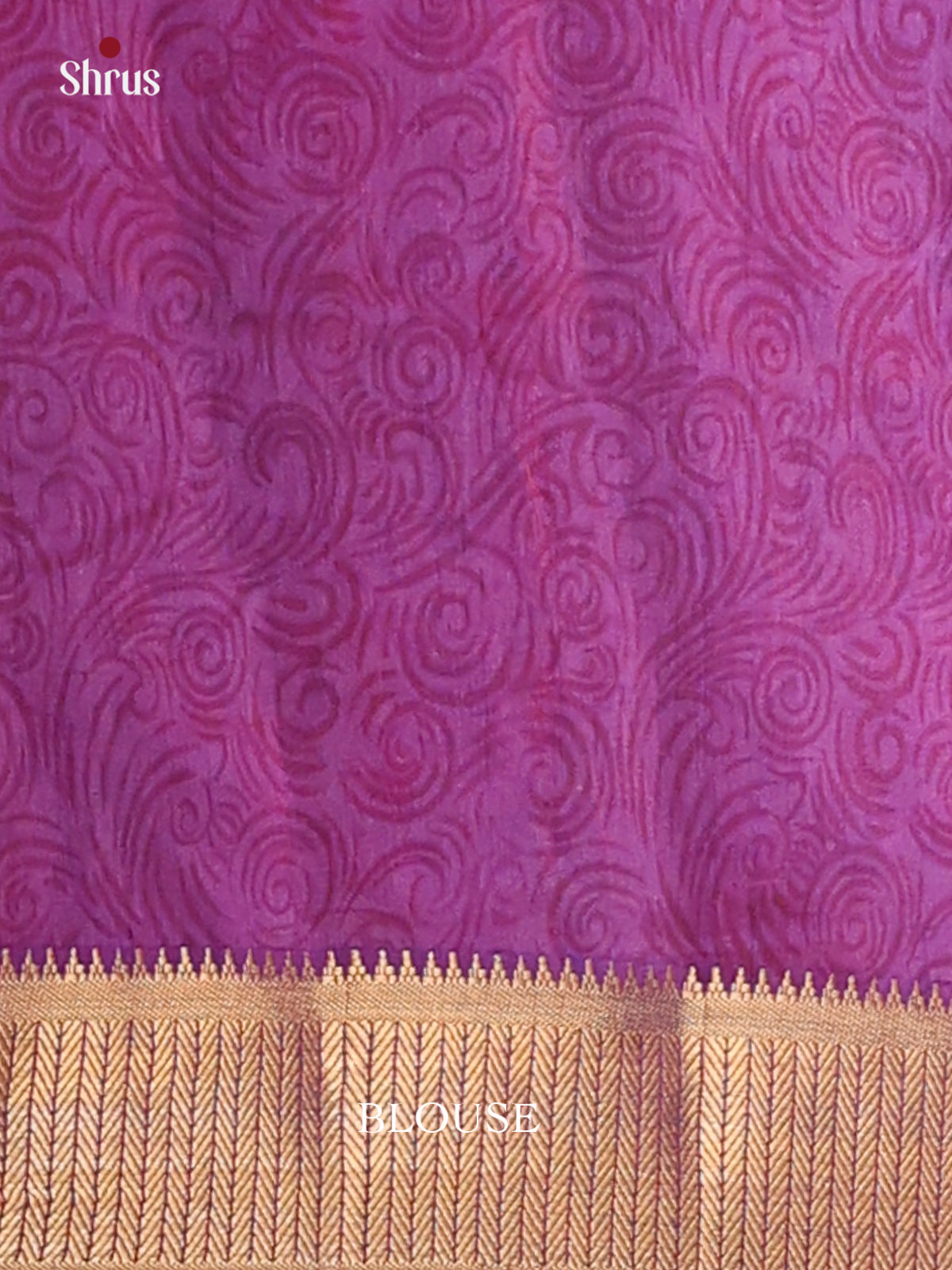 Pink & Purple - Semi Patola  Saree - Shop on Shrus.com