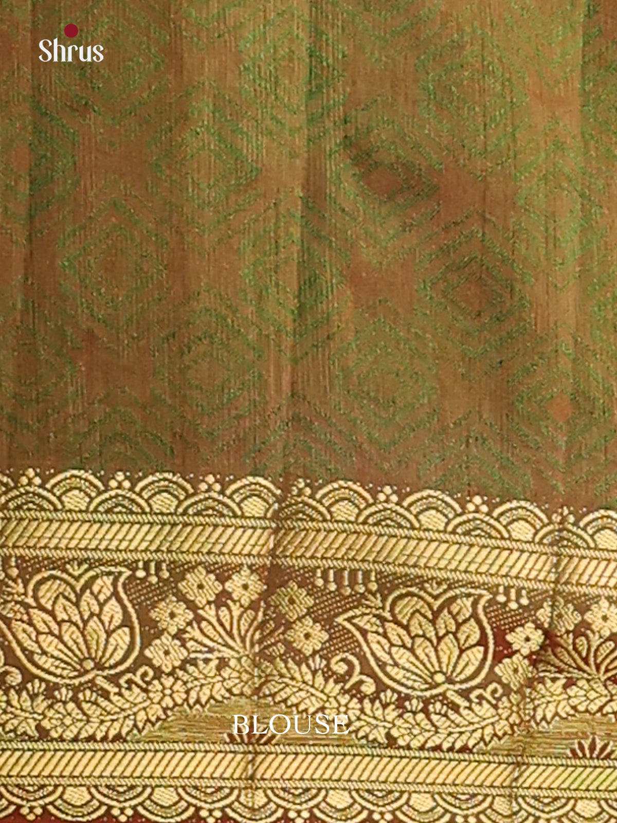 Pink & Green- Semi Patola  Saree - Shop on Shrus.com
