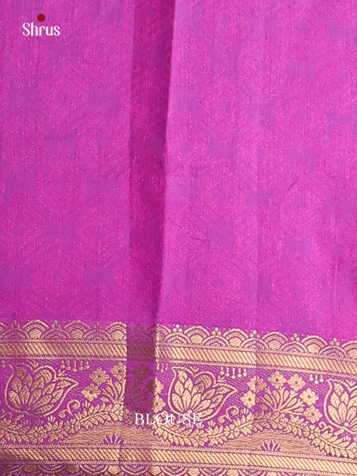 Blue & Purple - Semi Patola  Saree - Shop on Shrus.com
