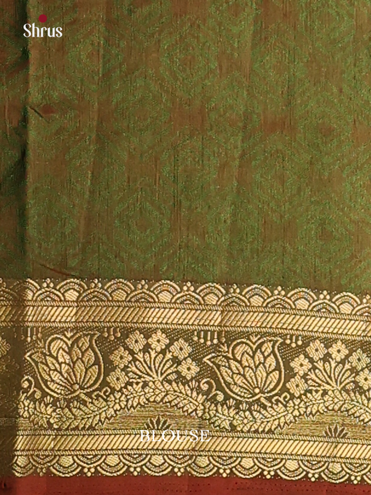 Purple & Green - Semi Patola  Saree - Shop on Shrus.com