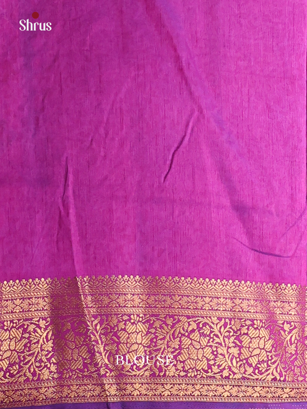 Blue & Purple- Semi Patola  Saree - Shop on Shrus.com