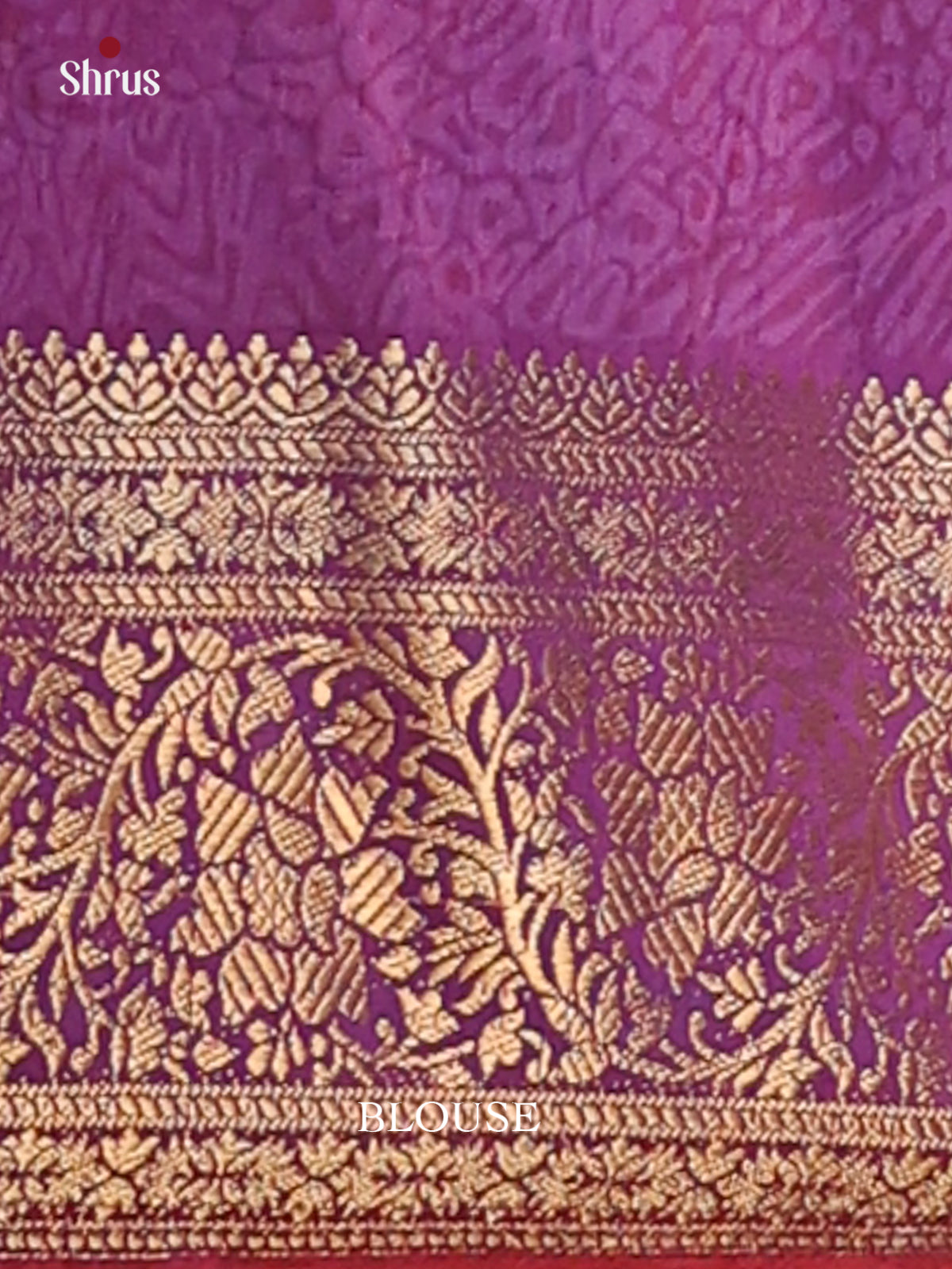 Pink & Purple - Semi Patola  Saree - Shop on Shrus.com