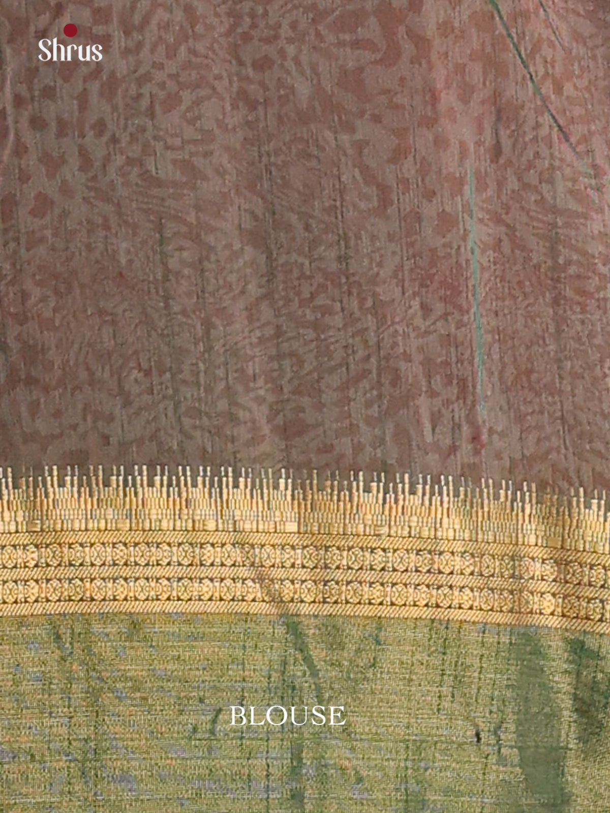 Red & Green - Semi Patola  Saree - Shop on Shrus.com