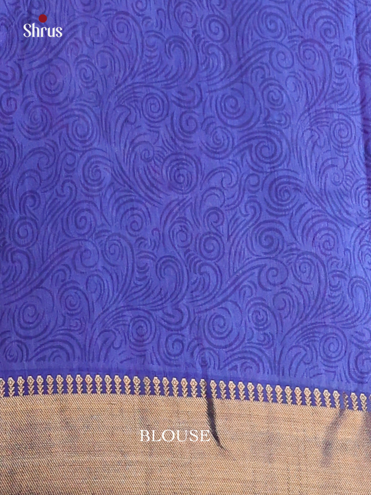 Pink & Blue - Semi Patola  Saree - Shop on Shrus.com