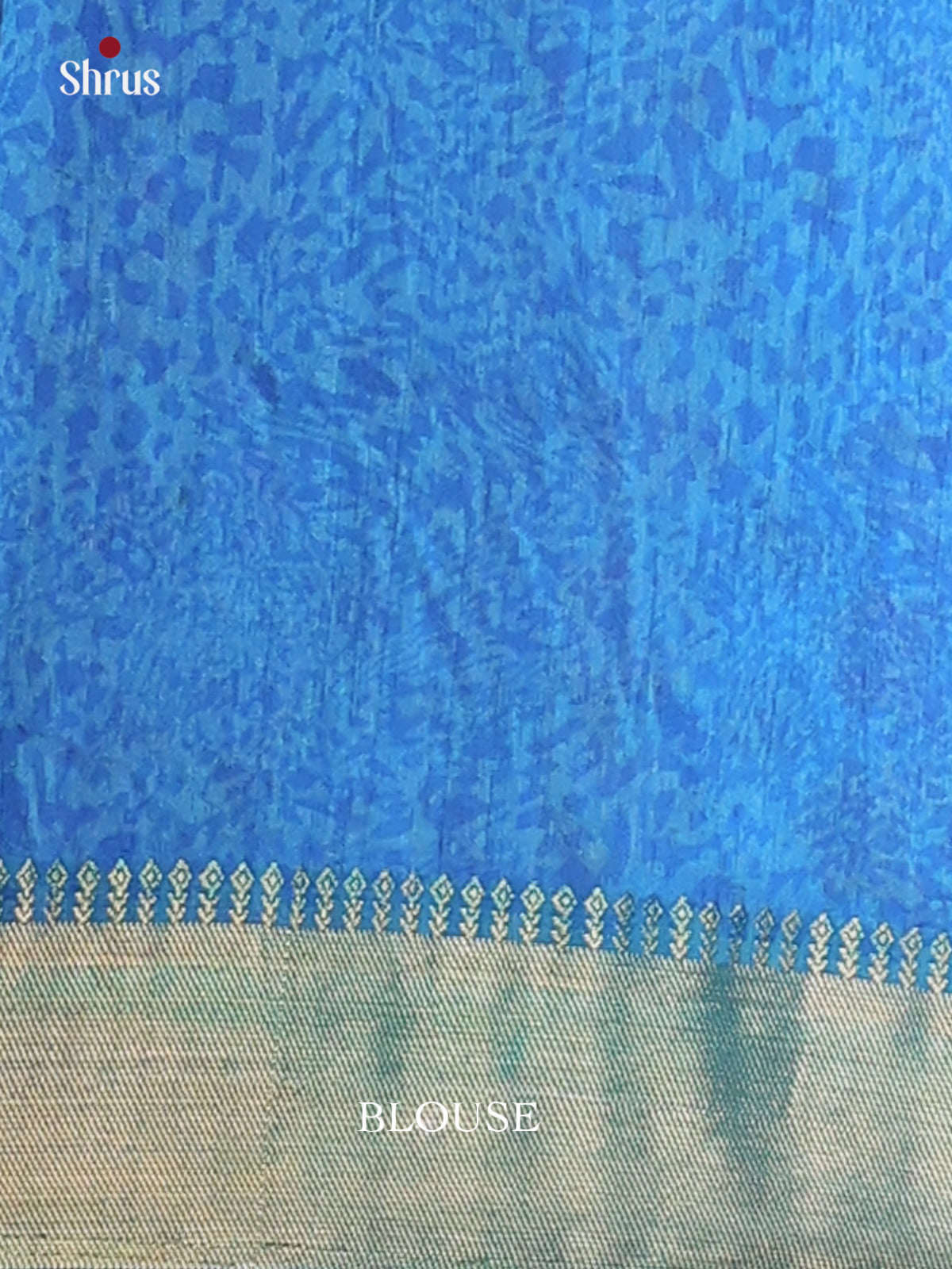 Purple & Blue- Semi Patola Saree - Shop on Shrus.com