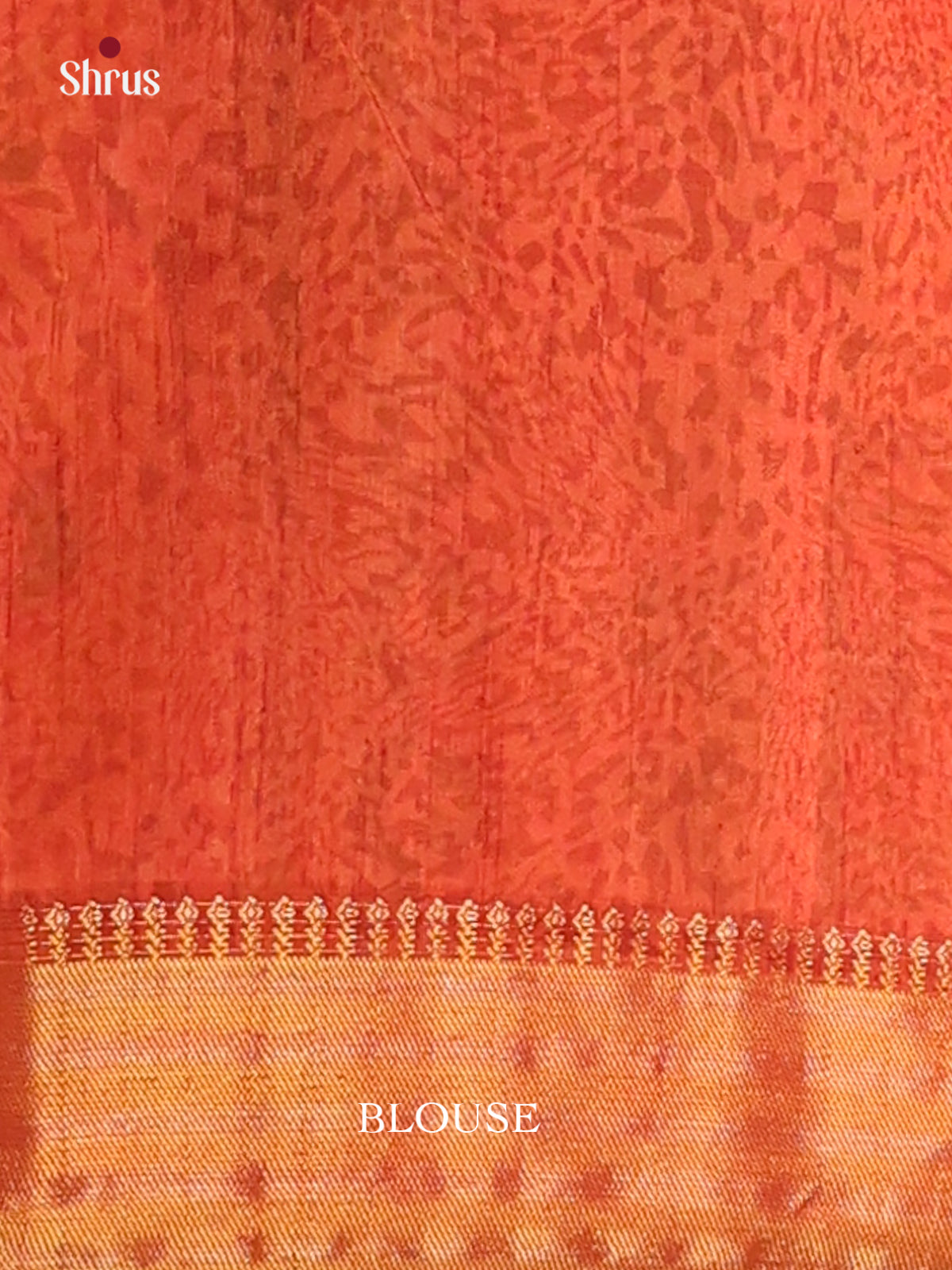 Mustard & Brick- Semi Patola  Saree - Shop on Shrus.com