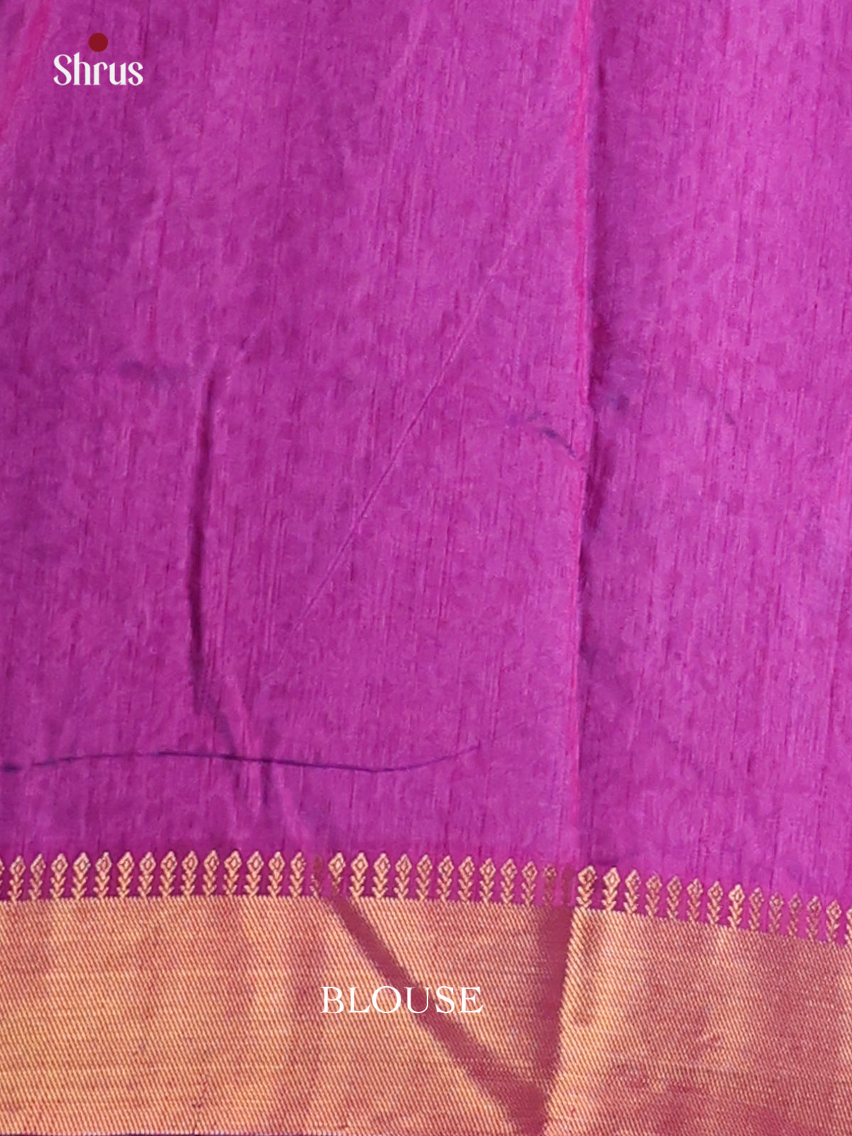 Blue & Purple - Semi Patola  Saree - Shop on Shrus.com