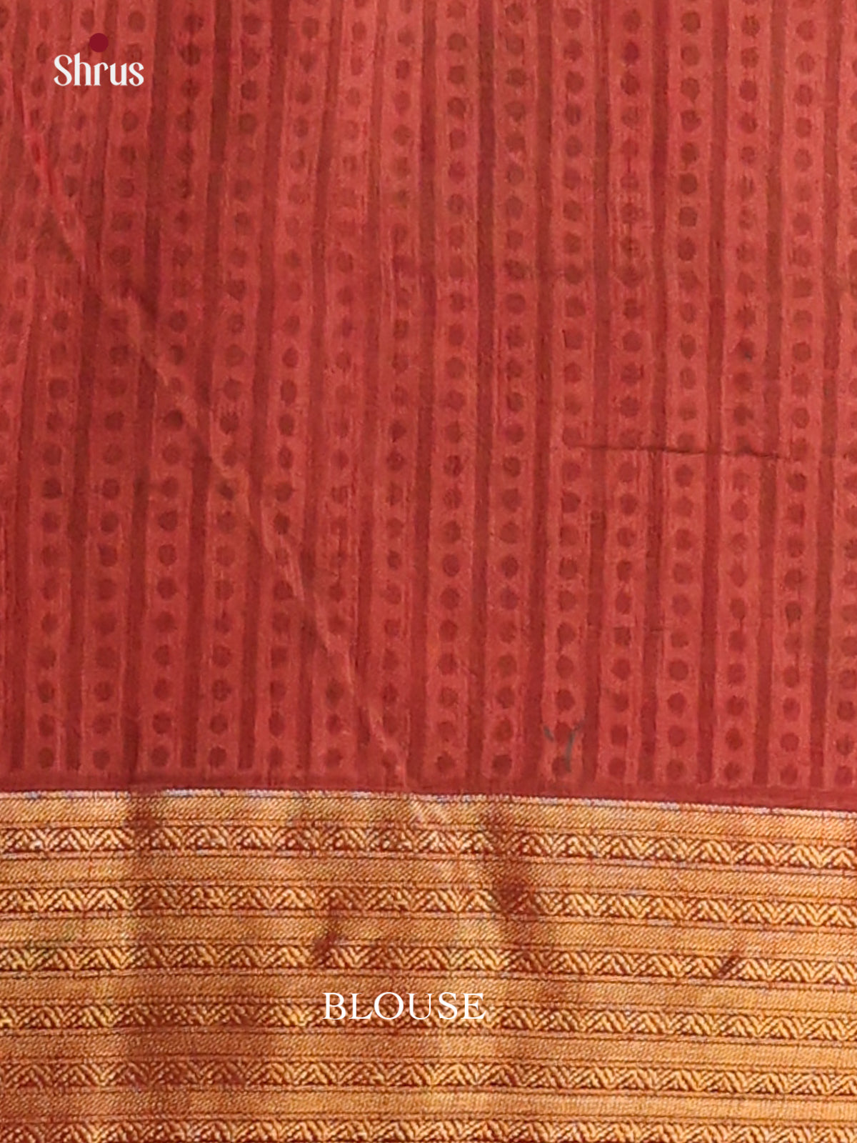 Mustard & Brown - Semi Patola  Saree - Shop on Shrus.com