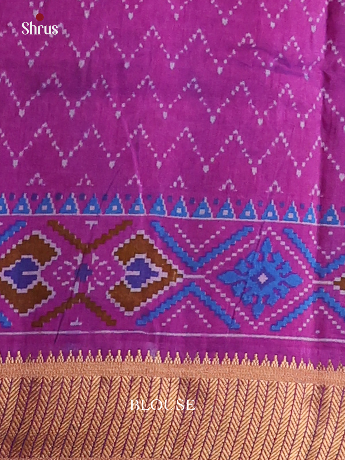 DCS18212 - Semi Patola  Saree - Shop on Shrus.com