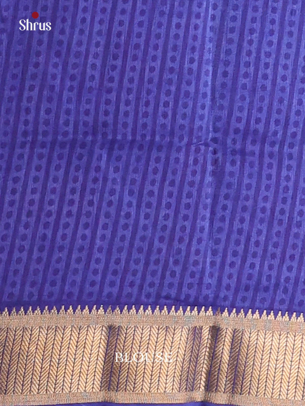 Blue & Pink - Semi Patola  Saree - Shop on Shrus.com