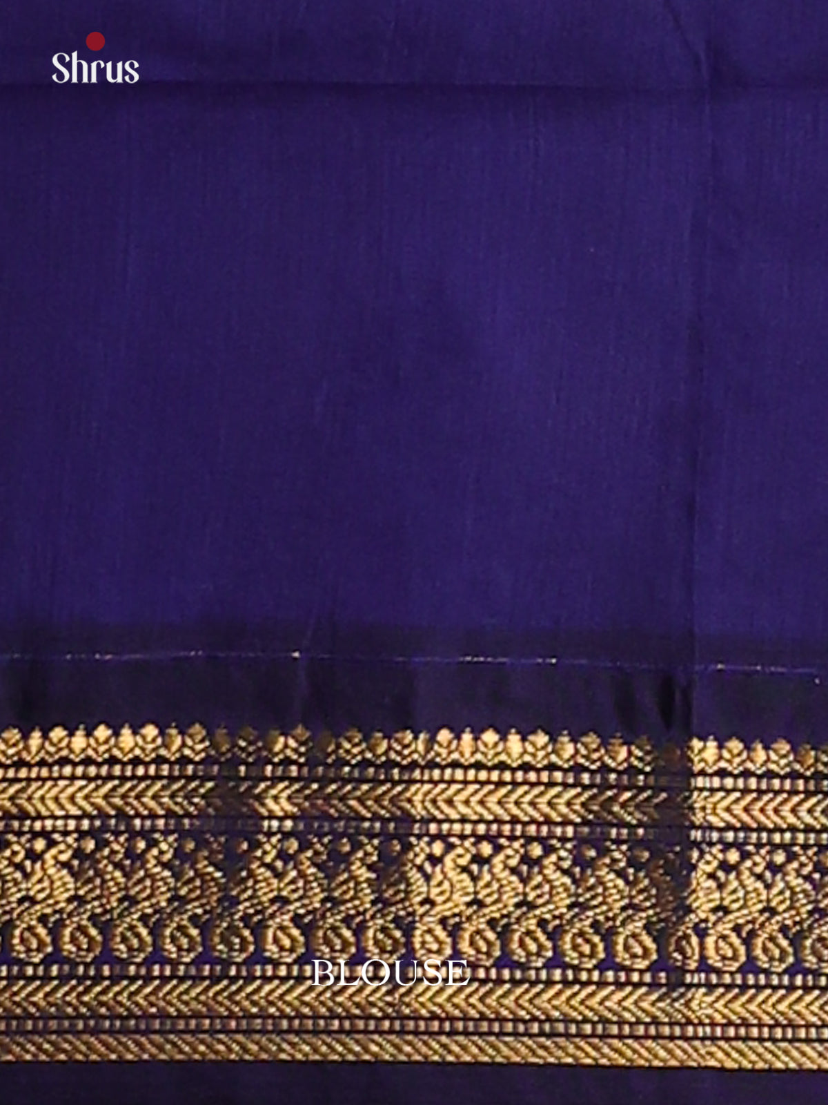 Mustard & Royal Blue   Kalyani Cotton Saree - DCS27032 - Shop on Shrus.com