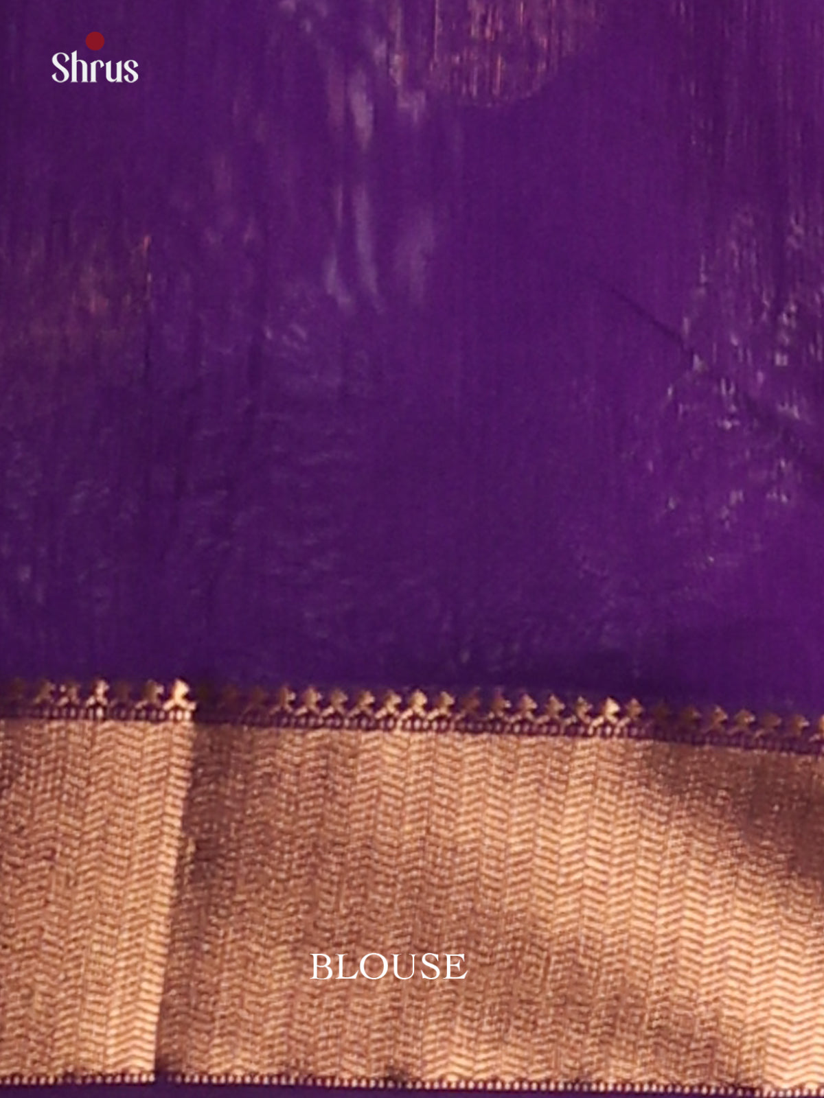 Peacock blue & Violet - Maheswari silk cotton Saree - DCS27150 - Shop on Shrus.com