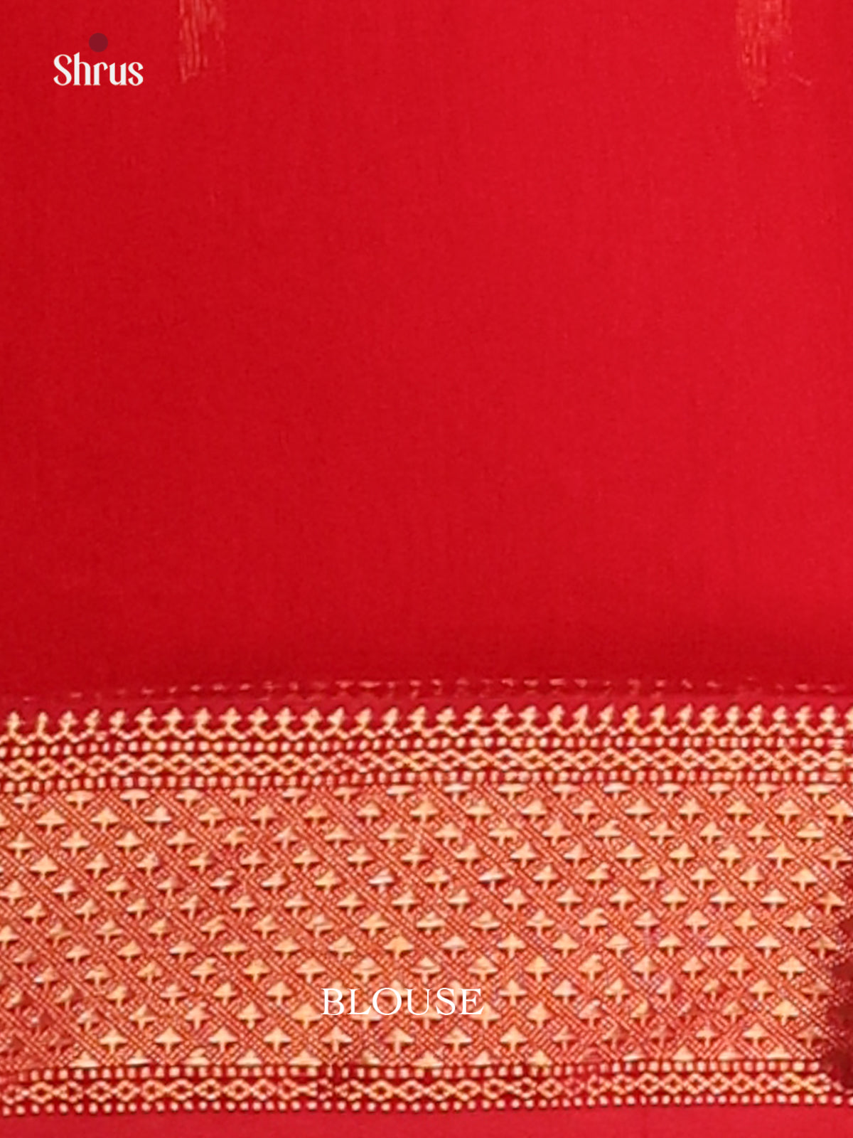 Red - Maheswari silk cotton Saree - DCS27183 - Shop on Shrus.com