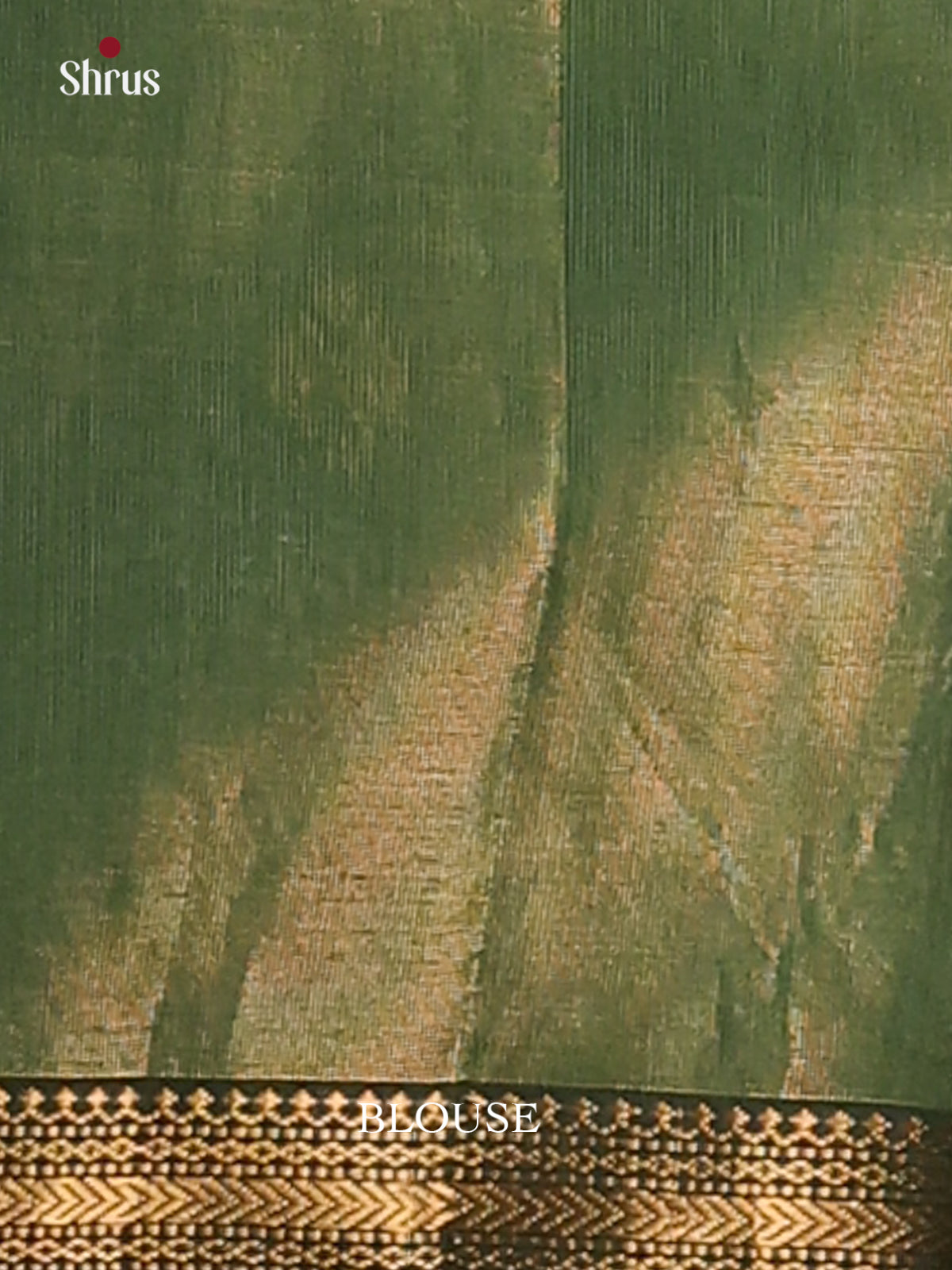 Olive Green - Maheswari silk cotton Saree - DCS27213 - Shop on Shrus.com