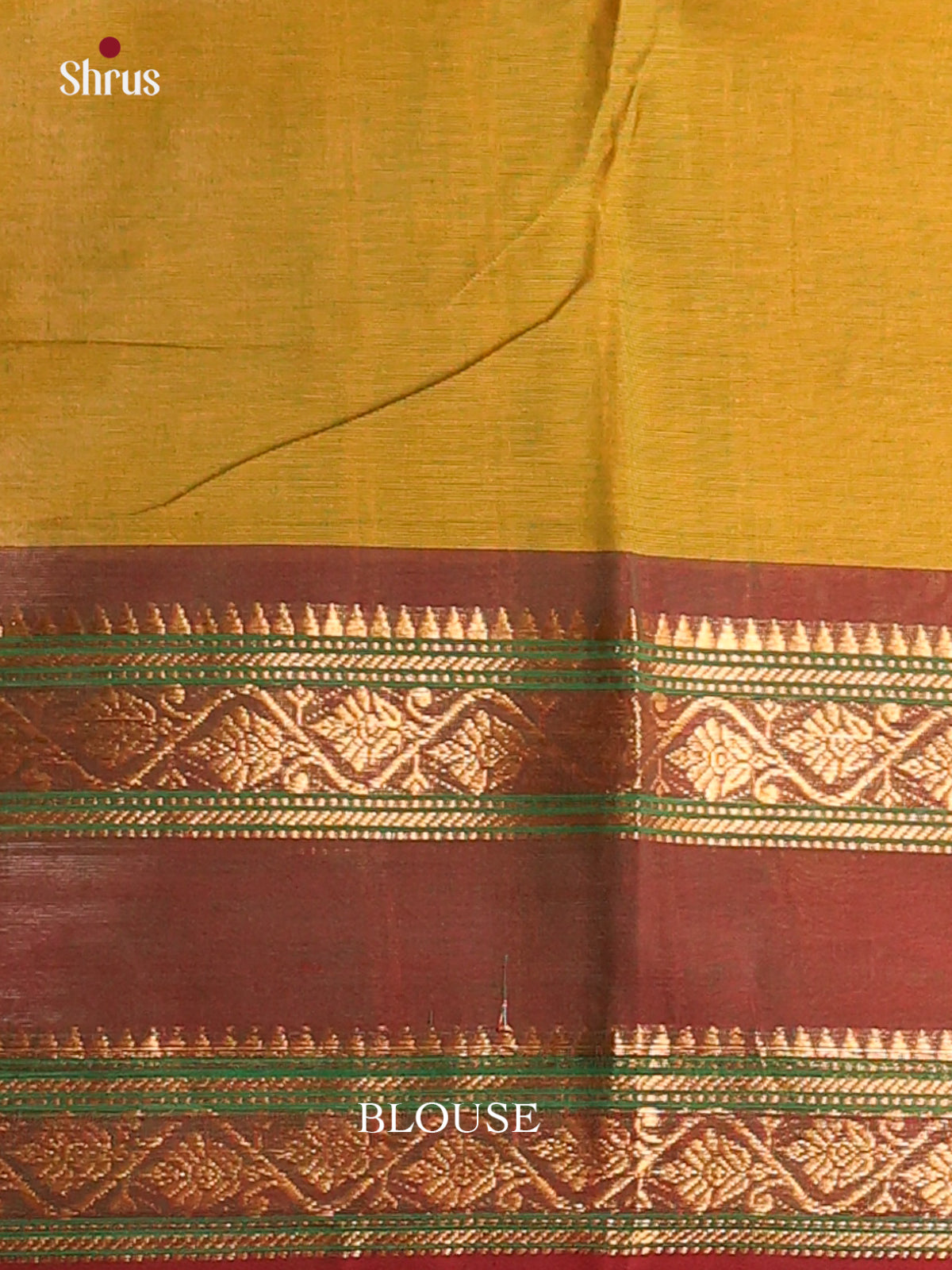 Mehandhi green with Brown - Chettinad saree -DDS02089 - Shop on Shrus.com