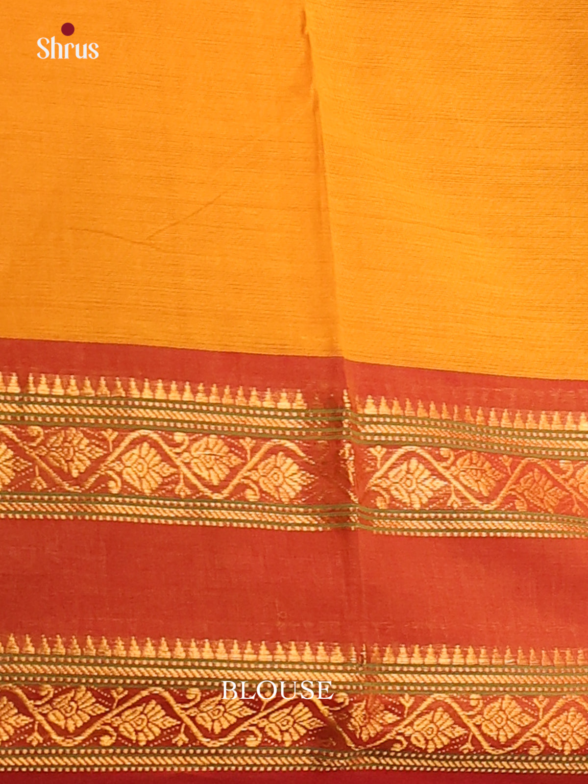 Mustrad with rust - Chettinad saree -DDS02093 - Shop on Shrus.com