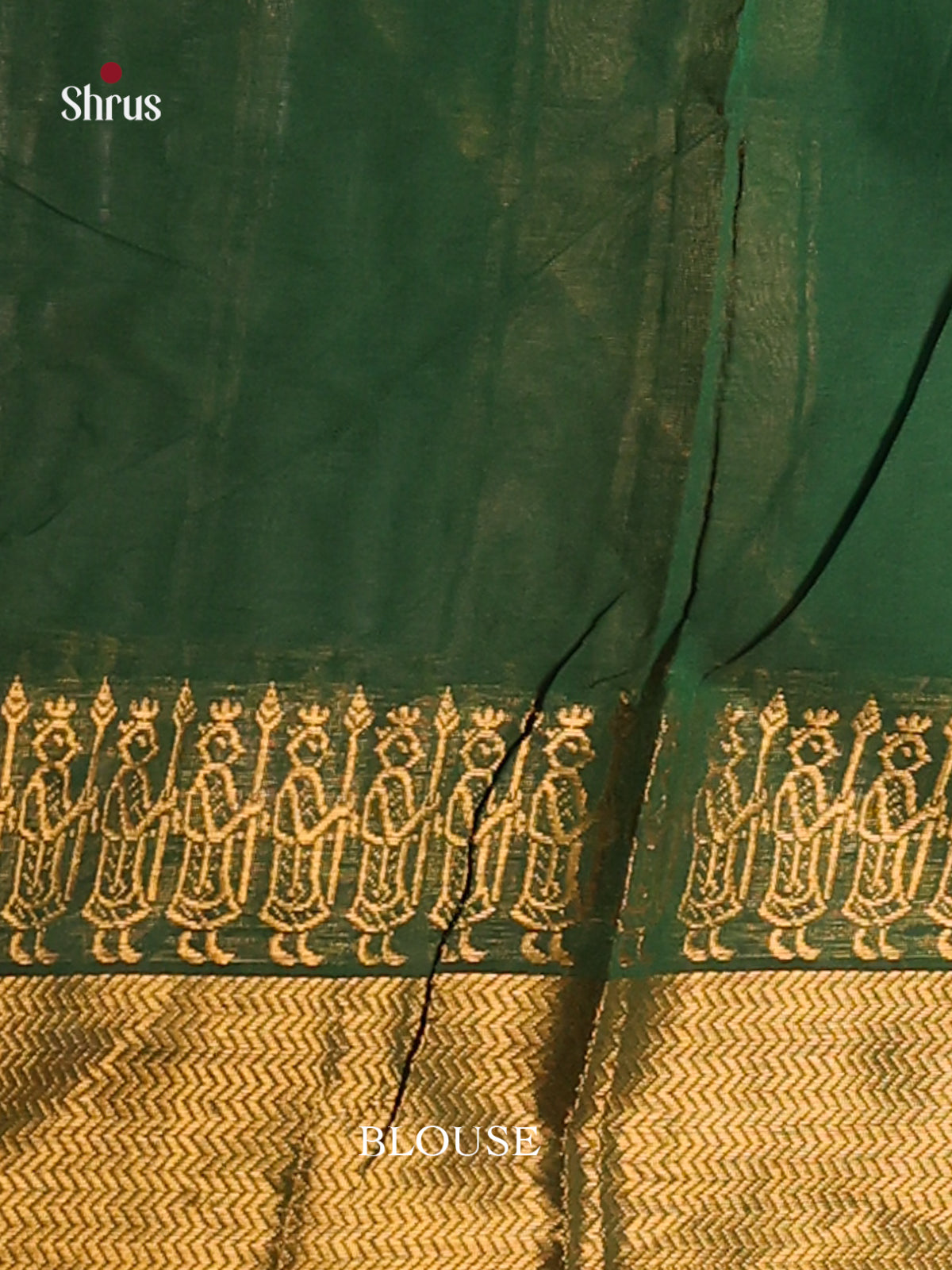 Green with Gold-Chettinad saree -DDS02130 - Shop on Shrus.com