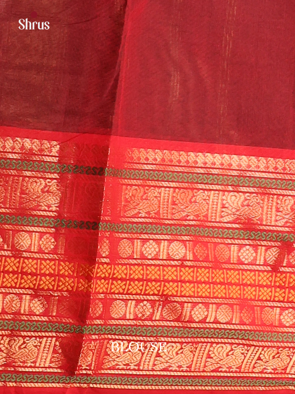 Maroon with Red - Chettinad saree -DDS02164 - Shop on Shrus.com