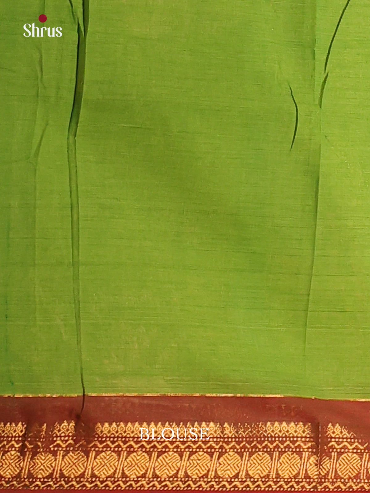 Parrot green with Red - Chettinad saree-DDS05062 - Shop on Shrus.com